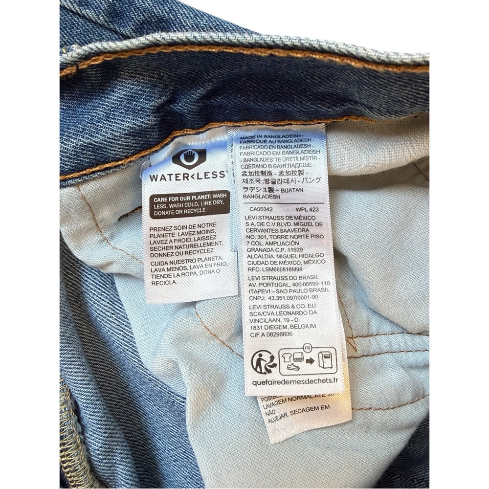 Classic Levi’s 517 Men’s Light Blue Straight-Leg Jeans 32x34 - Picture 4 of 5